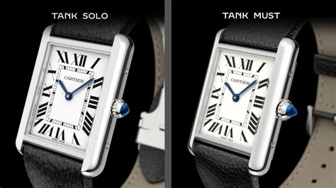 cartier tank solo vs francaise